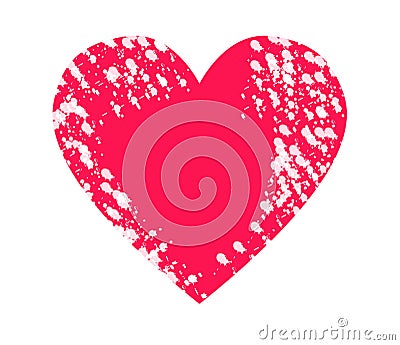 Red Clipart Heart Cartoon Illustration