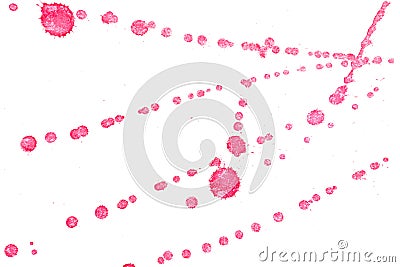 Abstract red ink splash Stock Photo