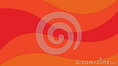 Abstract Red And Orange Wave Pattern Background dynamic visual effect with wavy lines Stock Photo