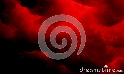 Abstract red smoke hookah with black touch over the texture Stock Photo