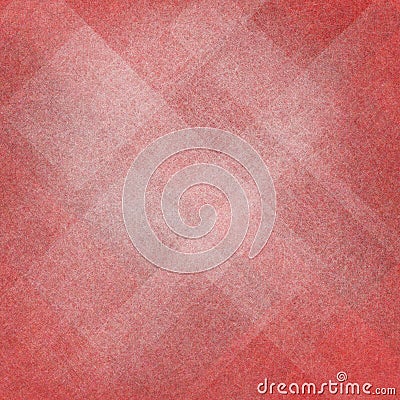 Abstract red and white background with diamond and triangle design Stock Photo