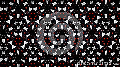 Abstract red white black geometry triangle block color wallpaper Stock Photo