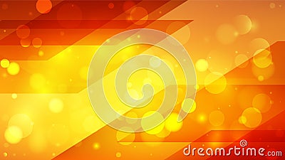 Abstract Red and Yellow Blur Lights Background Vector Stock Photo