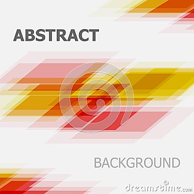 Abstract red and yellow business straight line background Vector Illustration