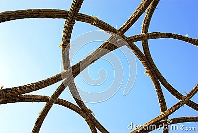 Abstract Reeds Stock Photo