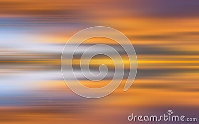 Abstract reflection of colorful sunset Stock Photo