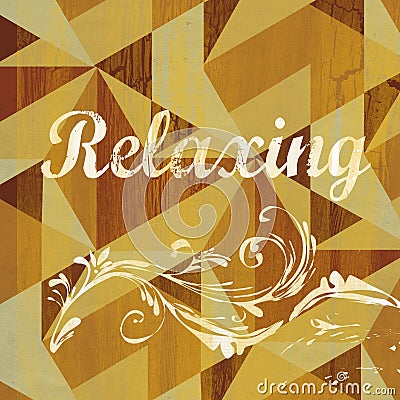 Abstract Relaxing Sentiment Grunge Design Stock Photo