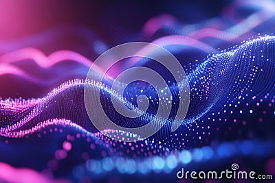 Abstract rendering of botulinum toxin molecules showcasing complex structures with vivid colors and a three dimensional Stock Photo