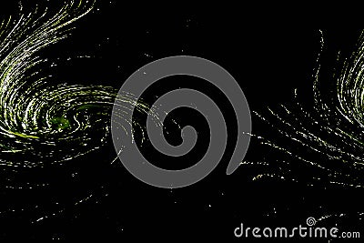 Abstract double spiral structure like a galaxy in the universe Stock Photo