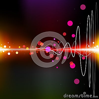 Abstract retro light vector Vector Illustration