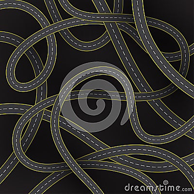 Abstract road Vector Illustration