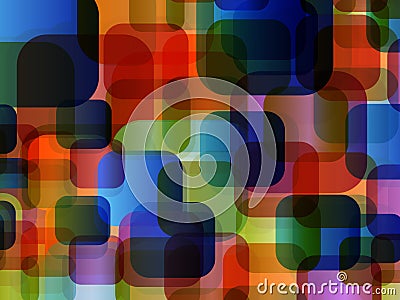 Abstract rounded corner background Vector Illustration