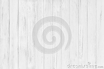 Abstract rustic surface white wood table texture background. Close up of rustic wall made of white wood table planks texture. Stock Photo