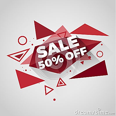 Abstract sale tag Vector Illustration