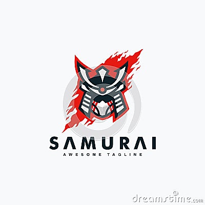 Abstract Samurai concept illustration vector Design template Vector Illustration