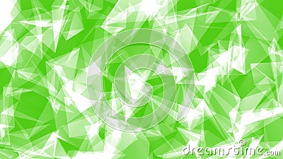 Abstract sci-fi green grid polygons or wireframe net footage. Digital dynamic wave. Bright glowing neon lights. Hight technology. Stock Photo