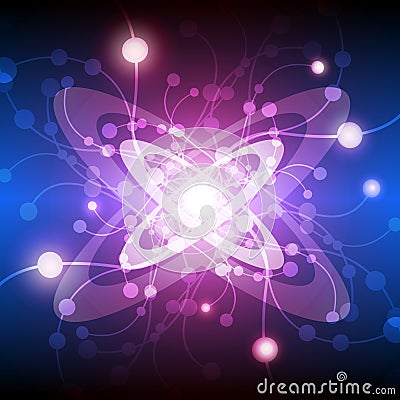 Abstract science concept background Vector Illustration