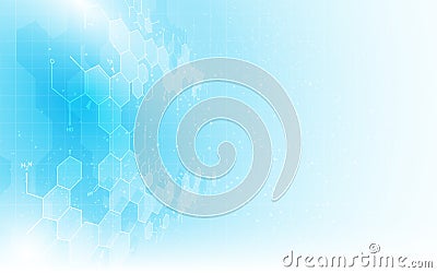 Abstract science texture pattern formula chemistry structure design clean concept background Vector Illustration