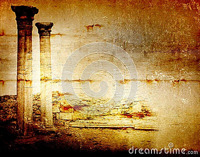 Abstract scratch ancient background Stock Photo