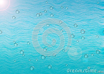 Abstract sea water background Stock Photo