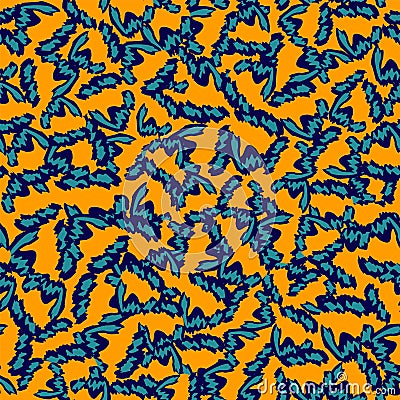 Abstract seamless animal camouflage spots. Vector animal skin pattern. Vector Illustration