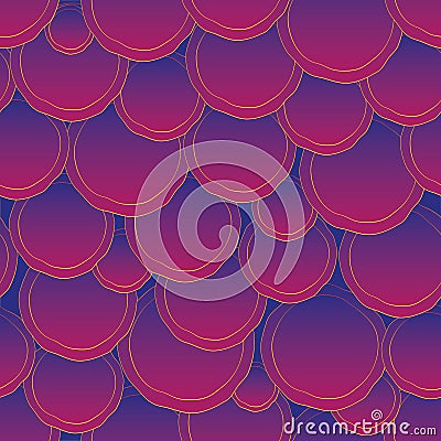 Abstract seamless background, circles shapes Vector Illustration