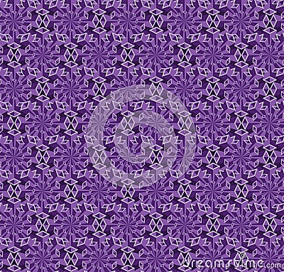 Abstract seamless background. Noise structure with purple cubes Vector Illustration