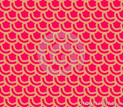 Abstract seamless background pattern with colorful knots. Mosaic texture for prints, textile, fabric, package, cover, greeting Stock Photo