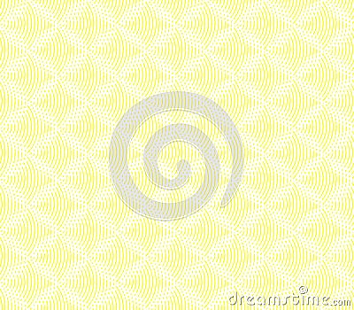 Abstract seamless background of yellow and white lines and squares Stock Photo