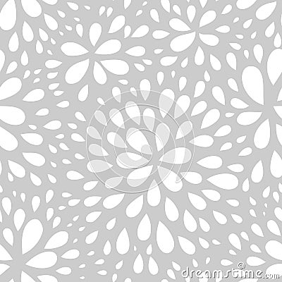 Abstract seamless drop pattern. Monochrome texture. Repeating geometric simple graphic background Vector Illustration
