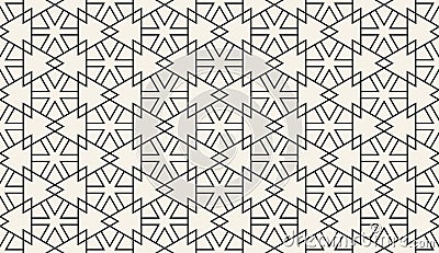 Abstract seamless geometric islamic wallpaper pattern Vector Illustration