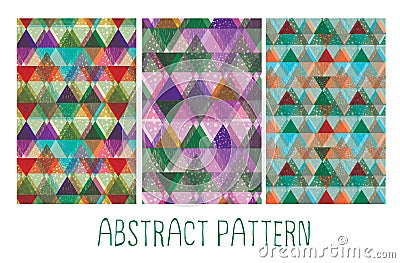 Abstract seamless geometric pattern Vector Illustration