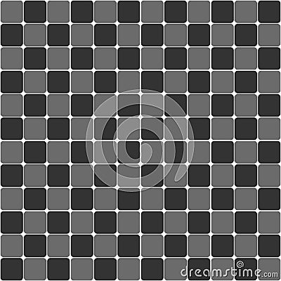 Abstract seamless mosaic background. Vector Illustration