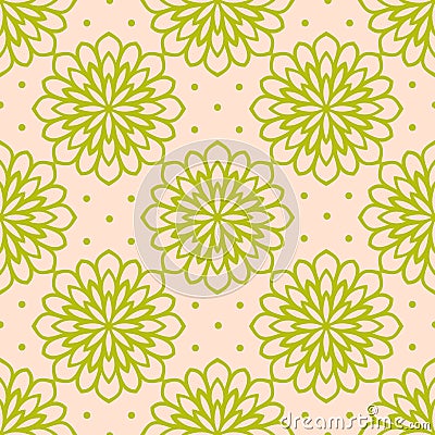 Colorful hand drawn floral seamless pattern. Vector Illustration