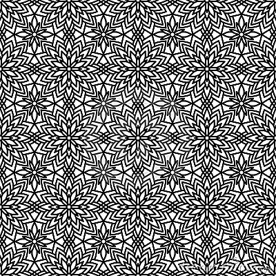 Abstract Seamless Pattern Like Lace. Vintage Ornament Pattern. I Vector Illustration