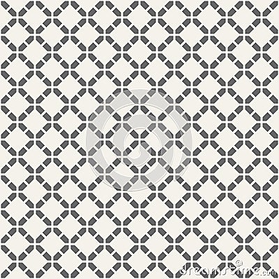 Abstract seamless pattern. Regularly repeating rhombuses made of geometric shapes. Vector Illustration