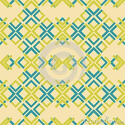 Abstract seamless pattern of rectangular elements Vector Illustration