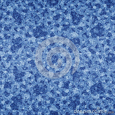 Abstract seamless pattern. Repeating fades blue denim background for prints. Repeated faded distress irregular jean fabric Vector Illustration