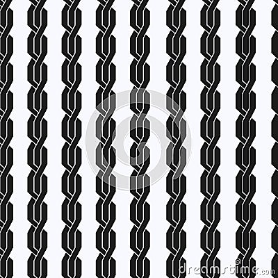 Abstract Seamless pattern. Vertical tress. Black and white. Vector Illustration