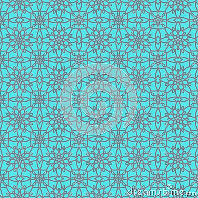 Abstract Seamless Pattern. Vintage Geometric East Ornament Vector Illustration