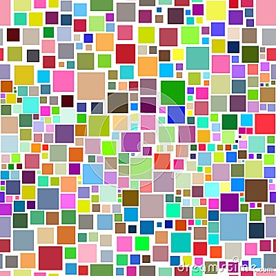 Abstract seamless squares Cartoon Illustration