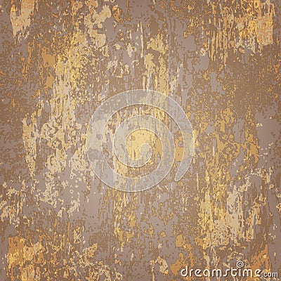 Abstract seamless texture of rusted metal Vector Illustration