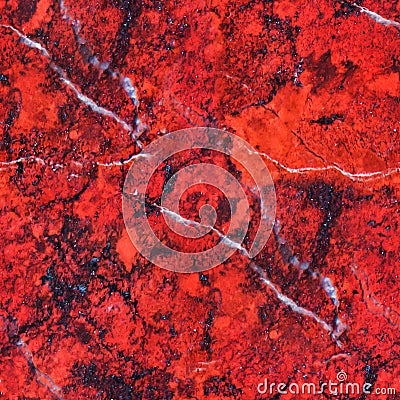 Abstract seamless texture, semiprecious red stone, close up, macro Stock Photo