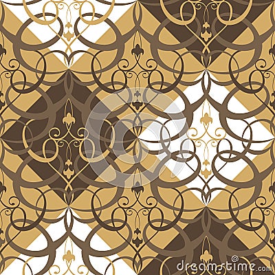 Abstract seamless traditional background Vector Illustration