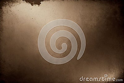 Abstract sepia toned grunge style texture background with scratches, AI generate Stock Photo