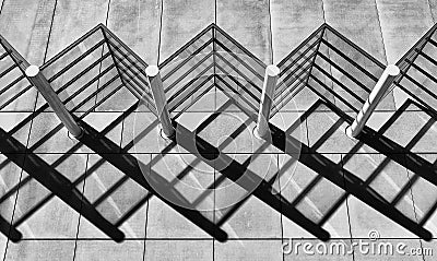 Abstract Shadow Patterns Stock Photo