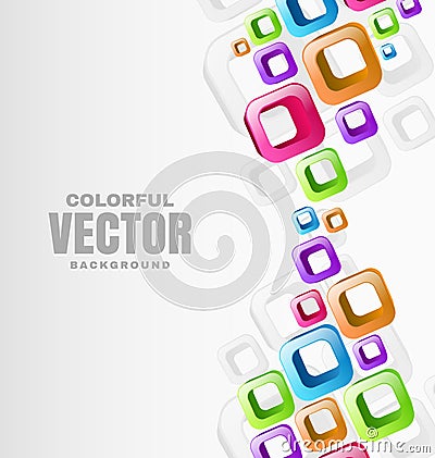 Abstract Shapes Background Vector Illustration