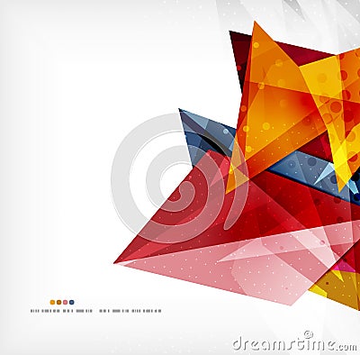 Abstract sharp angles background Vector Illustration