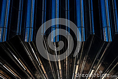 Abstract - Shiney Metallic Building Cladding Stock Photo