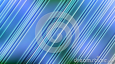 Abstract Shining Diagonals in Blurred Blue Background Stock Photo